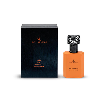 Swiss Arabian Incense 01 Extrait De Parfum 50ml for Men & Women | Luxury Unisex Oud Fragrance