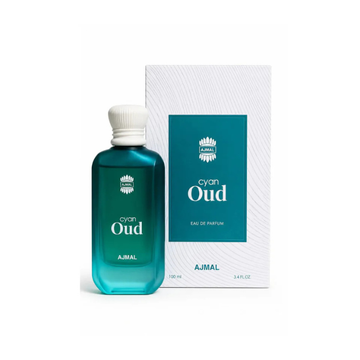 Ajmal Cyan Oud Eau De Parfum 100ml for Men & Women | Premium Long Lasting Unisex Oud Perfume