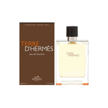 Hermès Terre d'Hermès Eau de Toilette 200ml for Men | Citrus Woody Luxury Fragrance