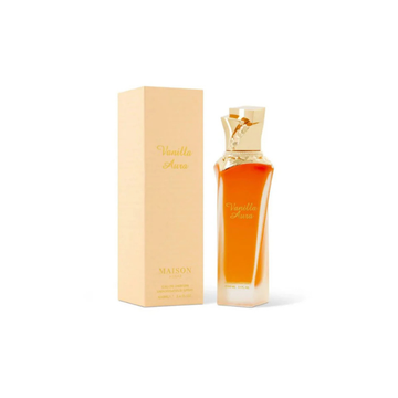Maison Asrar Vanilla Aura Eau De Parfum 100ml for Women | Sweet Vanilla Long Lasting Perfume