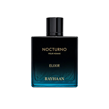Rayhaan Nocturno Elixir Pour Homme 100ml for Men | Long Lasting Luxury Arabic Perfume | Eau De Parfum
