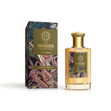 The Woods Collection Green Walk Eau De Parfum 100ml | Fresh Woody Unisex Perfume | Long Lasting Fragrance